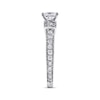 Thumbnail Image 3 of Previously Owned Neil Lane Diamond Engagement Ring 1-1/8 ct tw Princess & Round-cut 14K White Gold - Size 5