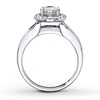 Thumbnail Image 2 of Previously Owned Diamond Engagement Ring 1 ct tw Round-cut 14K White Gold - Size 9.25