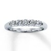 Thumbnail Image 1 of Previously Owned Diamond Anniversary Band 1/2 ct tw Round-cut 14K White Gold - Size 4.5
