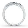 Thumbnail Image 2 of Previously Owned Diamond Anniversary Band 1/2 ct tw Round-cut 14K White Gold - Size 4.5