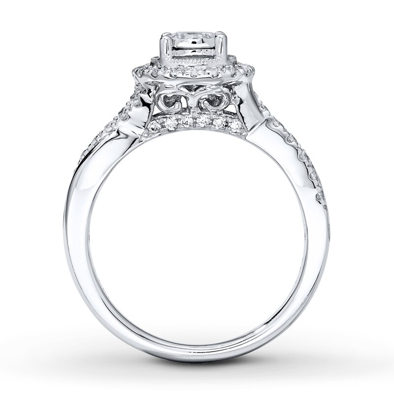 Main Image 2 of Previously Owned Diamond Engagement Ring 5/8 ct tw Round-cut 14K Gold Size 9