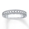 Thumbnail Image 1 of Previously Owned Diamond Anniversary Band 1/2 ct tw Round-cut 14K White Gold - Size 9.25