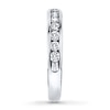 Previously Owned Diamond Anniversary Band 1/2 ct tw Round-cut 10K White Gold