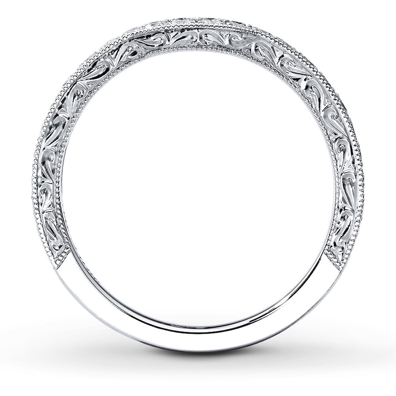Main Image 2 of Previously Owned Neil Lane Wedding Band 1/3 ct tw Round-cut Diamonds 14K White Gold - Size 10