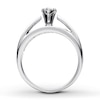 Thumbnail Image 2 of Previously Owned Diamond Engagement Ring 1 ct tw Marquise, Baguette & Round-cut 14K White Gold - Size 9.5