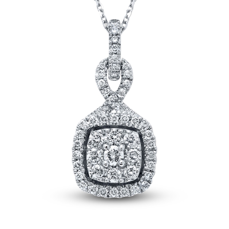 Previously Owned Neil Lane Designs Diamond Necklace 1/2 ct tw 14K White Gold
