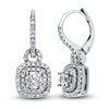 Thumbnail Image 1 of Previously Owned Neil Lane Earrings 7/8 ct tw Diamonds 14K White Gold