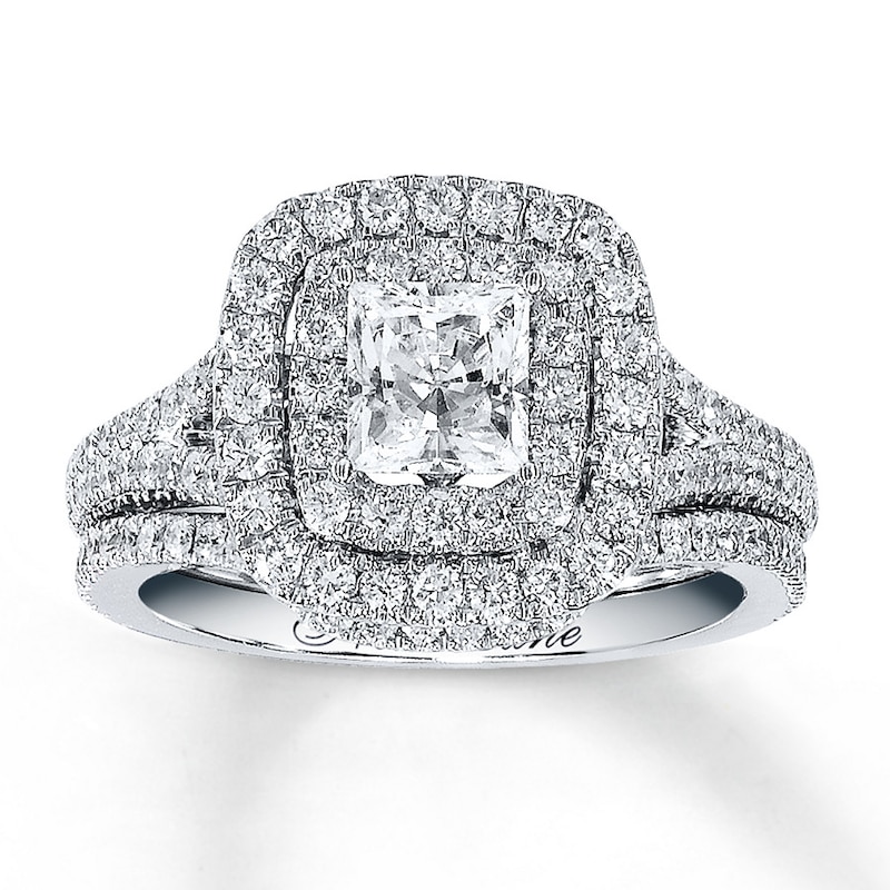 Main Image 1 of Previously Owned Neil Lane Bridal Set 2-1/4 ct tw Diamonds 14K White Gold