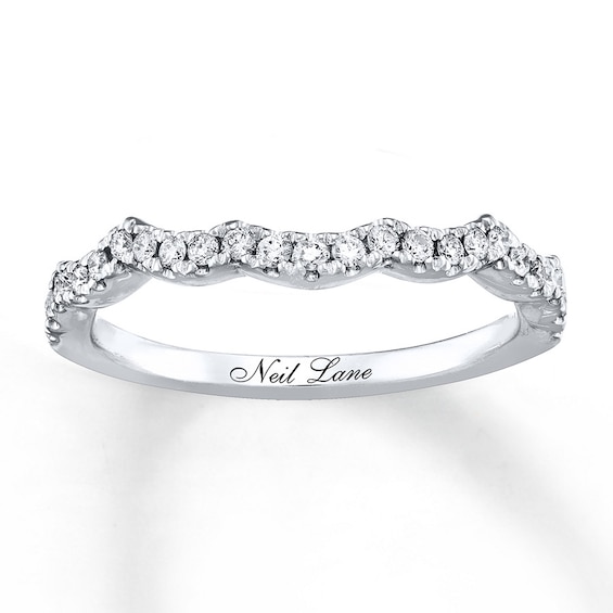 Previously Owned Neil Lane Wedding Band 1/4 ct tw Round-cut Diamonds 14K White Gold