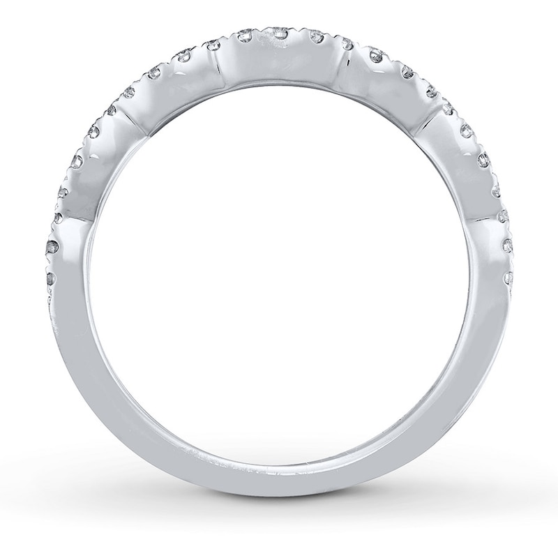 Main Image 2 of Previously Owned Neil Lane Wedding Band 1/4 ct tw Round-cut Diamonds 14K White Gold
