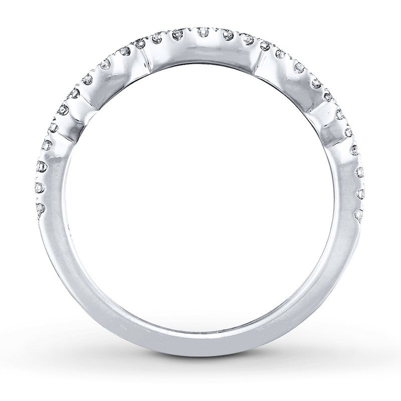 Main Image 2 of Previously Owned Neil Lane Wedding Band 1/5 ct tw Round-cut Diamonds 14K White Gold