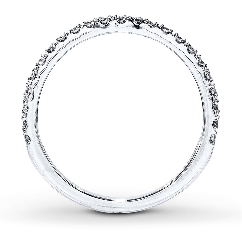 Main Image 2 of Previously Owned Neil Lane Diamond Wedding Band 1/5 ct tw Round-cut 14K White Gold