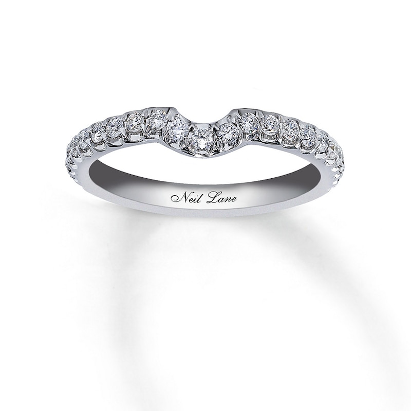 Main Image 1 of Previously Owned Neil Lane Diamond Band 1/3 ct tw Round-cut 14K White Gold