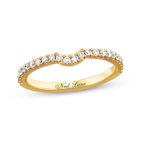 Previously Owned Neil Lane Wedding Band 1/4 ct tw Round-cut Diamonds 14K Yellow Gold