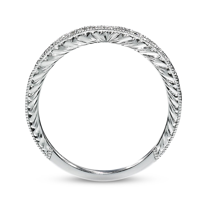 Previously Owned Neil Lane Diamond Wedding Band 1/20 ct tw Round-cut 14K White Gold