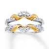 Previously Owned Diamond Enhancer Ring 1/3 ct tw Round-cut 14K Two-Tone Gold