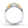Previously Owned Diamond Enhancer Ring 1/3 ct tw Round-cut 14K Two-Tone Gold