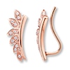 Thumbnail Image 0 of Previously Owned Earring Climbers 1/15 ct tw Diamonds 10K Rose Gold