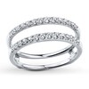 Thumbnail Image 1 of Previously Owned Diamond Enhancer Ring 1/2 ct tw Round-cut 14K White Gold