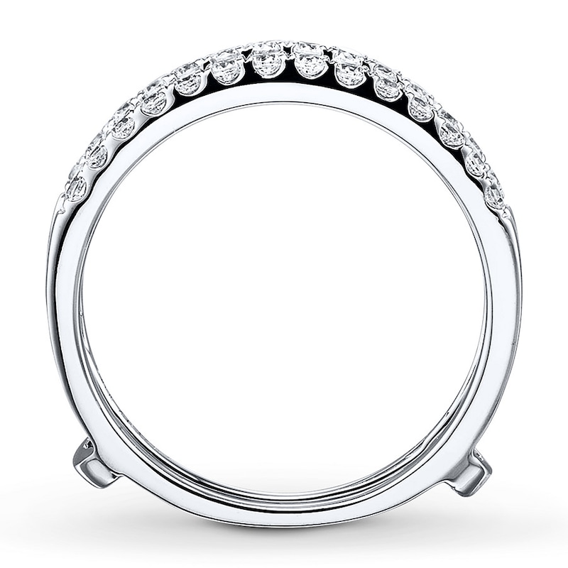 Main Image 2 of Previously Owned Diamond Enhancer Ring 1/2 ct tw Round-cut 14K White Gold