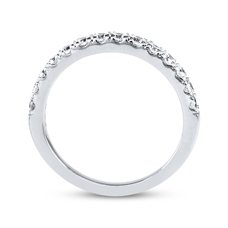 Main Image 3 of Previously Owned Ever Us Diamond Wedding Band 1/2 ct tw Round-cut 14K White Gold