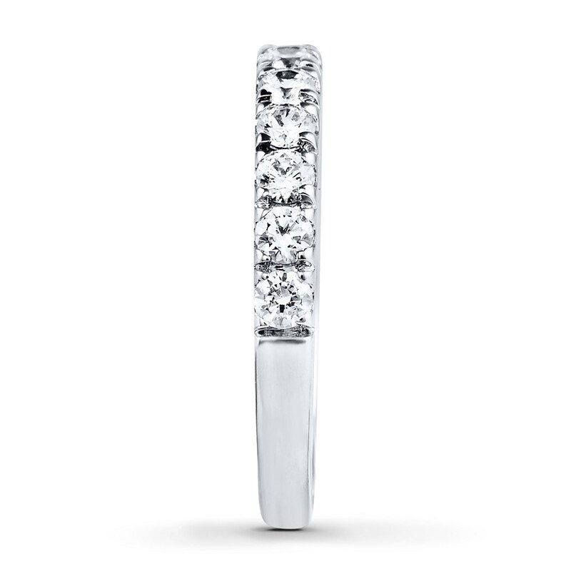 Main Image 3 of Previously Owned Ever Us Diamond Wedding Band 3/4 ct tw Round-cut 14K White Gold