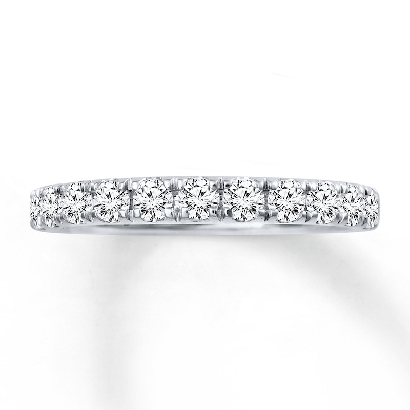 Main Image 4 of Previously Owned Ever Us Diamond Wedding Band 3/4 ct tw Round-cut 14K White Gold