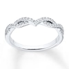 Thumbnail Image 1 of Previously Owned Diamond Anniversary Ring 1/5 ct tw Round-cut 14K White Gold