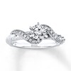 Thumbnail Image 1 of Previously Owned Angel Sanchez Ring 1/2 ct tw Round-cut Diamonds 14K White Gold