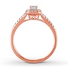 Thumbnail Image 2 of Previously Owned Diamond Engagement Ring 3/8 ct tw Round-cut 10K Rose Gold