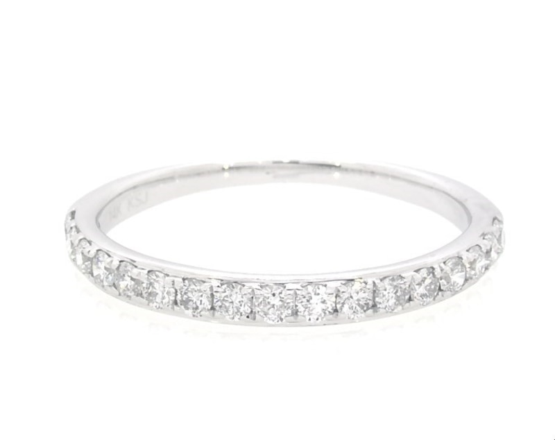 Main Image 1 of Previously Owned Diamond Anniversary Ring 3/8 ct tw 14K White Gold