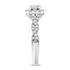 Thumbnail Image 2 of Previously Owned Diamond Engagement Ring 7/8 ct tw Round-cut 14K White Gold