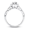 Thumbnail Image 3 of Previously Owned Diamond Engagement Ring 7/8 ct tw Round-cut 14K White Gold