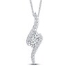 Thumbnail Image 1 of Previously Owned Ever Us Diamond Necklace 1 cttw 14K White Gold