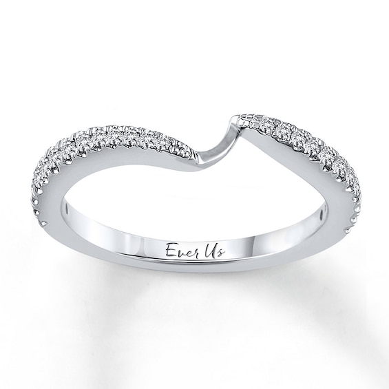 Previously Owned Ever Us Band 1/ ct tw Round-cut Diamonds 14K White Gold