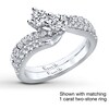 Thumbnail Image 3 of Previously Owned Ever Us Diamond Band 1/5 ct tw Round-cut 14K White Gold