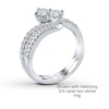 Previously Owned Ever Us Diamond Band 1/8 ct tw Round-cut 14K White Gold