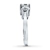 Thumbnail Image 3 of Previously Owned Three-Stone Diamond Ring 2 ct tw Round-cut 14K White Gold
