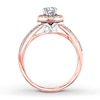 Thumbnail Image 2 of Previously Owned Diamond Engagement Ring 5/8 ct tw Round-cut 14K Two-Tone Gold