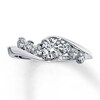 Thumbnail Image 1 of Previously Owned Leo Engagement Ring 3/4 ct tw Round-cut Diamonds 14K White Gold