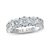 Thumbnail Image 1 of Previously Owned THE LEO Diamond Three-Stone Engagement Ring 2 ct tw 14K White Gold & Platinum