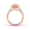 Previously Owned THE LEO Diamond Ring 5/8 ct tw Princess & Round-cut 14K Rose Gold
