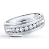 Thumbnail Image 1 of Previously Owned Men's Diamond Ring 1/2 ct tw Round-cut 10K White Gold