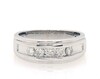 Thumbnail Image 1 of Previously Owned Men's Diamond Wedding Band 1/2 ct tw 10K White Gold