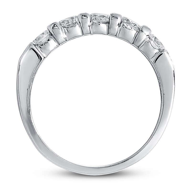Previously Owned Diamond Anniversary Band 1 ct tw Round-cut 14K White Gold