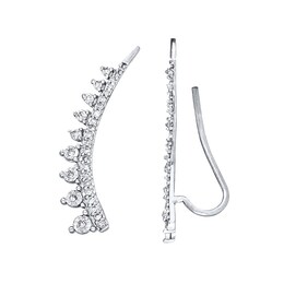 Previously Owned Diamond Earring Climbers 1/3 ct tw 10K White Gold