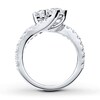 Thumbnail Image 2 of Previously Owned Ever Us Diamond Anniversary Ring 2 ct tw Round-cut 14K White Gold