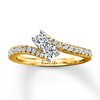 Thumbnail Image 1 of Previously Owned Ever Us Diamond Ring 1/2 ct tw Round-cut 14K Yellow Gold