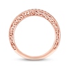Thumbnail Image 2 of Previously Owned Diamond Contour Wedding Band 1/4 ct tw Round-cut 14K Rose Gold