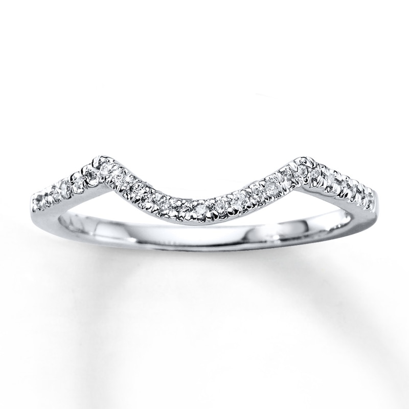 Main Image 1 of Previously Owned Diamond Ring 1/10 ct tw Round 10K White Gold